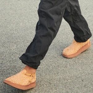 Malibu Latigo Men’s Woven Huarache Vegan Leather Sandals Shoe Tan Size: 11